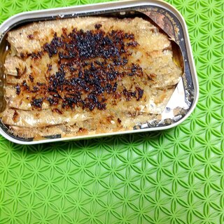 オイルサーディンパン粉焼き